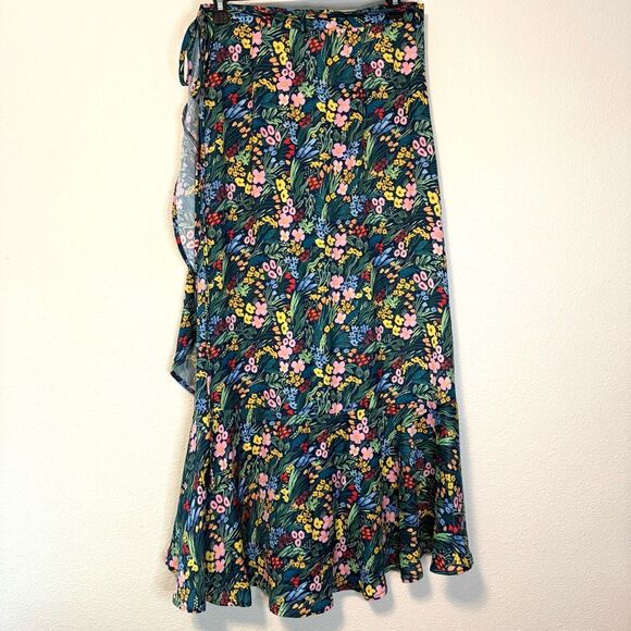 Summersalt X Rifle Paper Company Floral Wrap Skirt Size Large - Picture 4 of 10